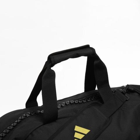adidas キャディバッグ 黒/金 adidas 2 in 1 Holdall BLACK/GOLD - Boxing, Karate, Judo