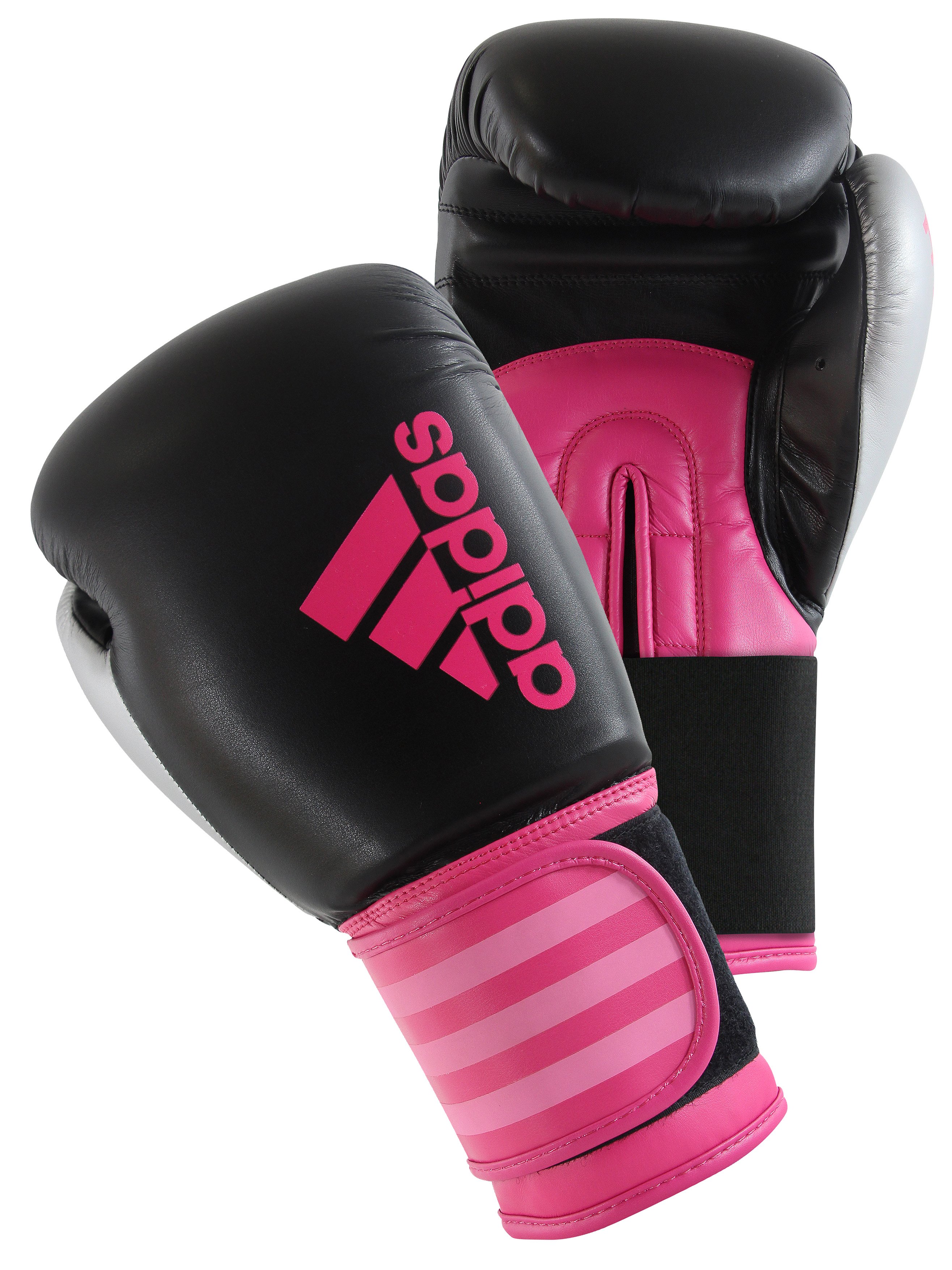 adidas Hybrid 100 Women's Boxing Gloves Pink 6 + 10oz English