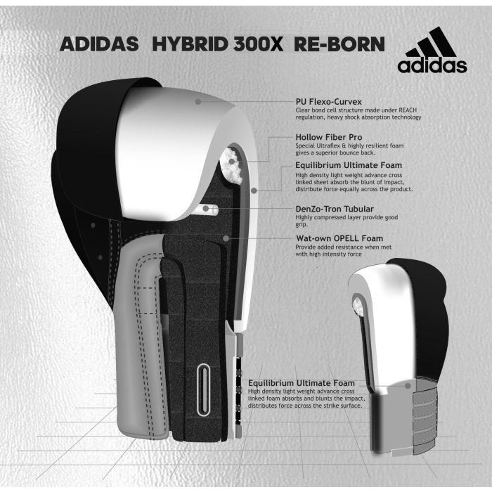 adidas Hybrid 300 Boxing Gloves
