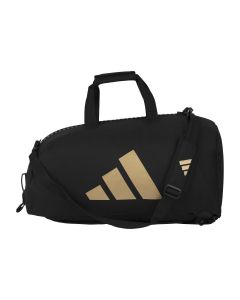 adidas 2 in 1 Holdall BLACK/GOLD - BOXING, JUDO, KARATE & TAEKWONDO