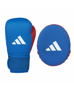 adidas kids Boxing Gloves And Focus Mitts Set