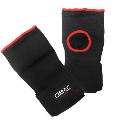 Cimac Padded Inner Gloves - Black/Red