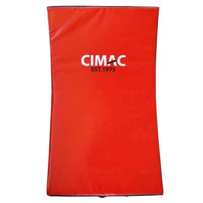 Cimac Extra Large Curved Shield - Red/Black