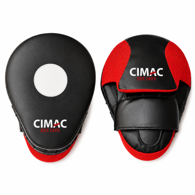 Cimac Curved Focus Mitts - Black/Red