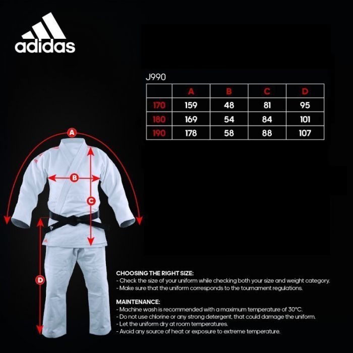 adidas Millenium Judo Uniform J990