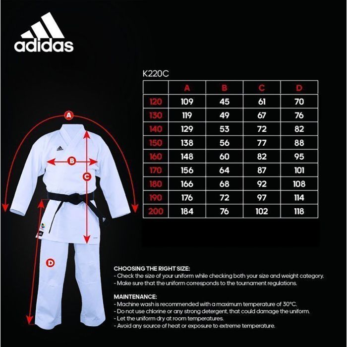 adidas WKF Club Karate Uniform 8oz