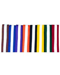 Cimac White Striped Belts