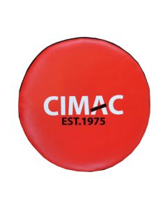 Cimac Round Shield - Red/Black