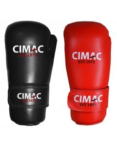 Cimac Super Safety Karate Semi Sparring Mitts Competition Gloves Kickboxing