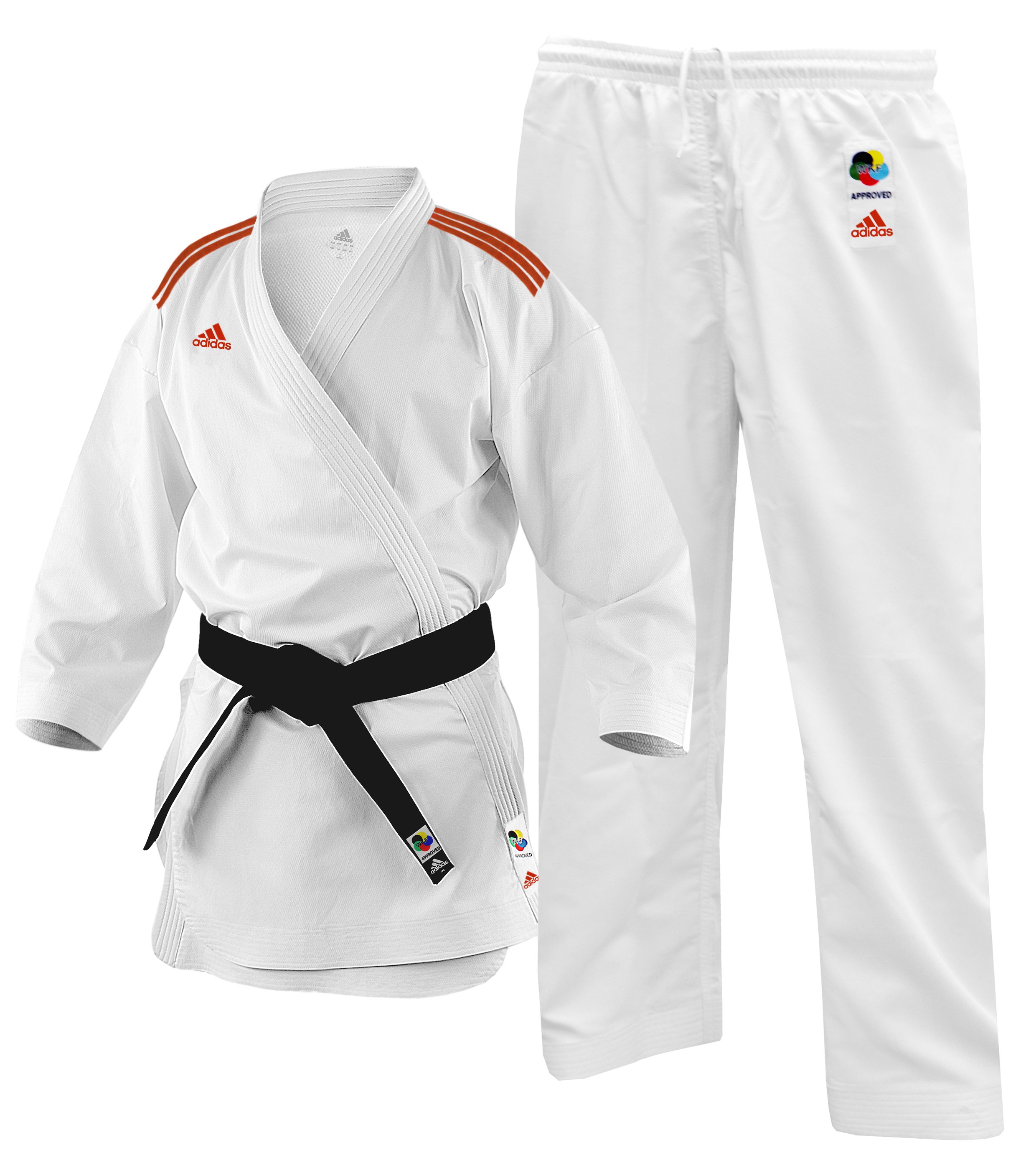 adidas adi-zero Kumite Karate Uniform - 4.5oz - Red 160cm + 170cm ONLY